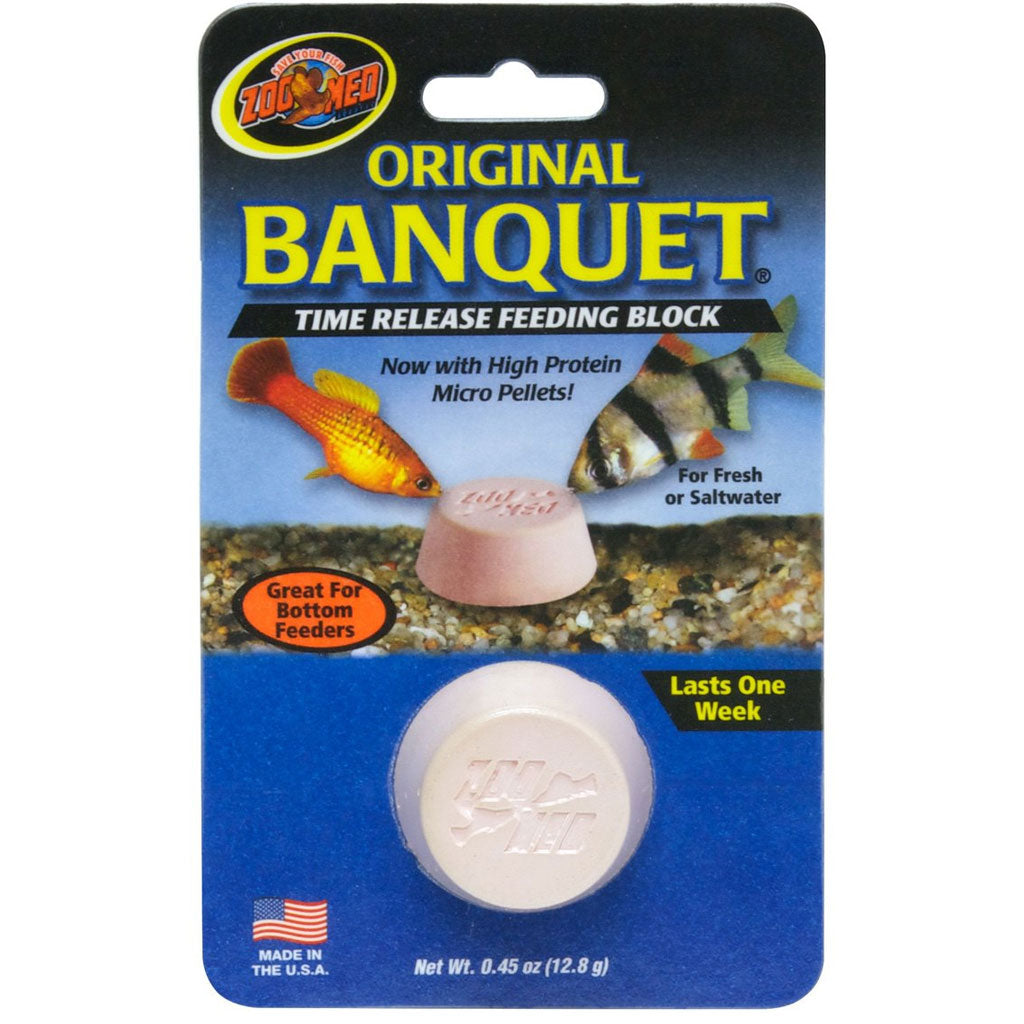 Zoo Med Original Banquet Fish Feeding Block, Regular