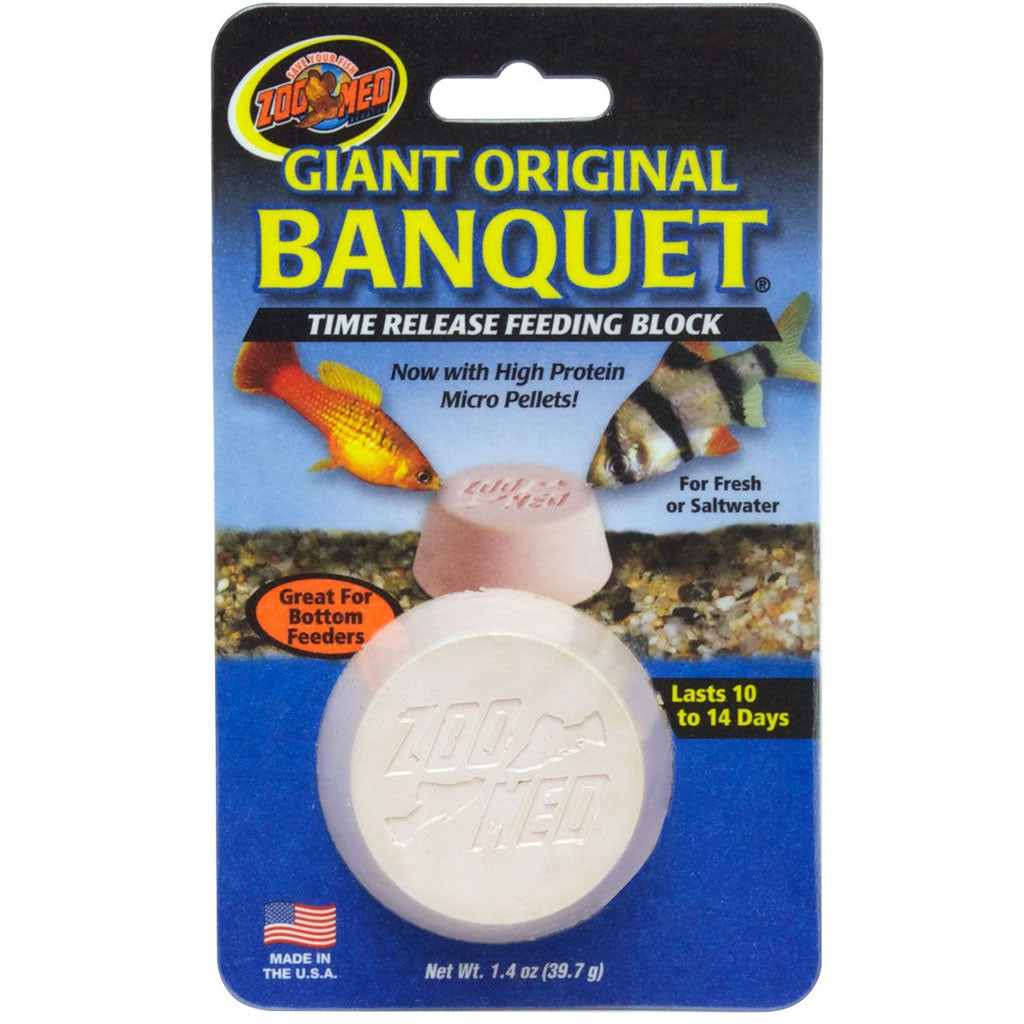 Zoo Med Original Banquet Fish Feeding Block, Giant