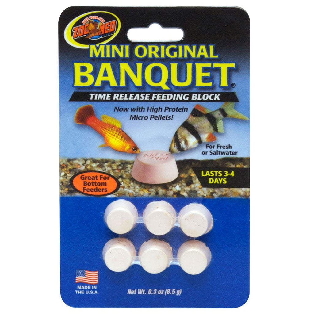 Zoo Med Original Banquet Fish Feeding Block, Mini