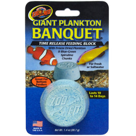 Zoo Med Plankton Banquet Fish Feeding Block, Giant