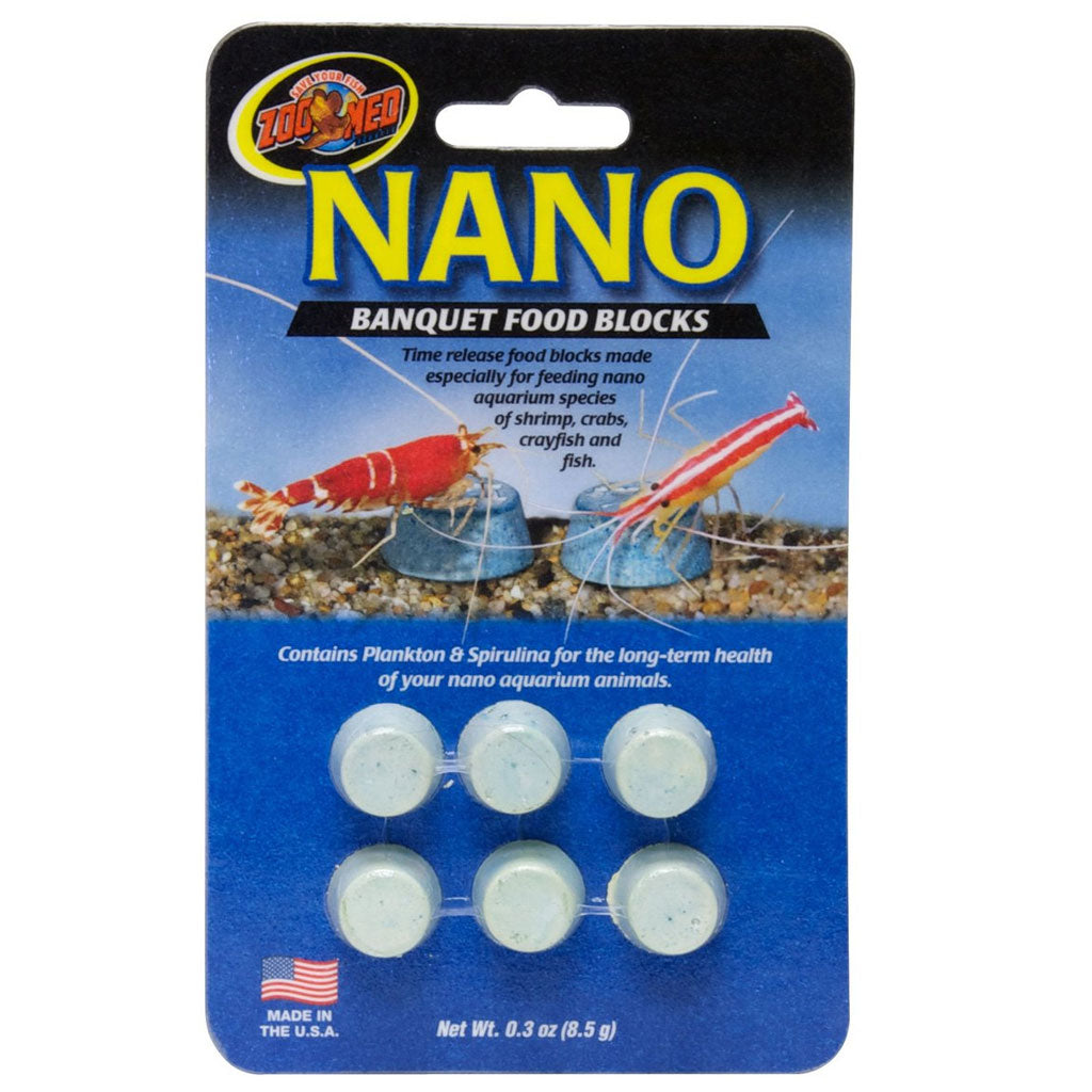 Zoo Med Nano Banquet Fish Feeding Block, 0.3-oz