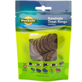 Petsafe Busy Buddy Natural Rawhide Rings Dog Treats Size A