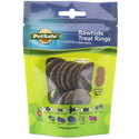 Petsafe Busy Buddy Natural Rawhide Peanut Butter Rings Dog Treats Size A