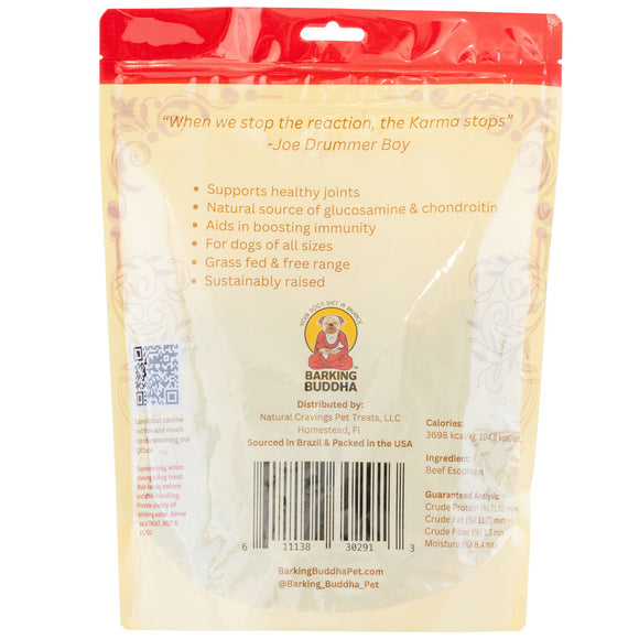 Barking Buddha Beef Jerky Chips Dog Chew