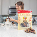 Barking Buddha Beef Jerky Chips Dog Chew