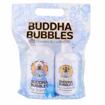 Natural Cravings Buddha Bubbles Grab-and-Go Set Organic Shampoo & Conditioner for Dogs & Cats