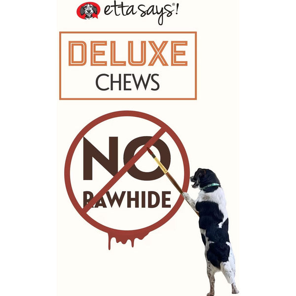 Etta Says! Deluxe Crunchy Lamb Dog Chew Treats, 7"