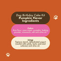 Puppy Cake Dog Birthday Cake Kit Pumpkin Flavor for Dogs, 9-oz