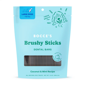 Bocce's Bakery Brushy Sticks Dental Bars for Large Dogs For Dogs 50+lbs (13 oz)