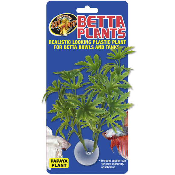 Zoo Med Betta Plant Papaya, Green, 1-count