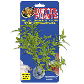 Zoo Med Betta Plant Maple Leaf, Green, 1-count