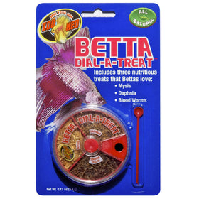 Zoo Med Betta Dial-A-Treat Freeze Dried Fish Food, 0.12-oz