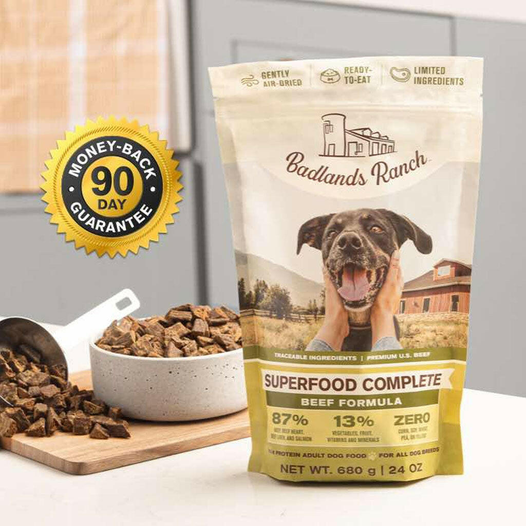 Badlands Ranch Superfood Complete Premium Air Dried Beef Dog Food