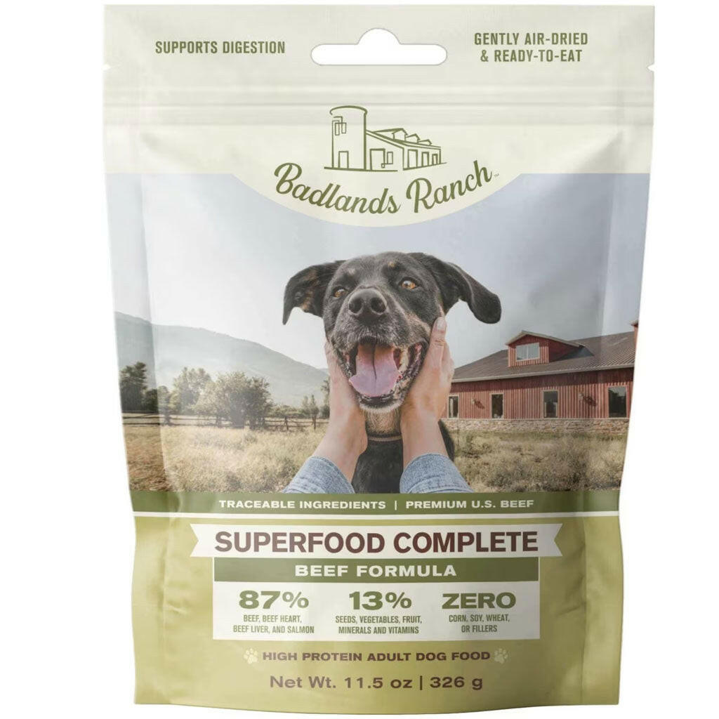 Badlands Ranch Superfood Complete Premium Air Dried Beef Dog Food