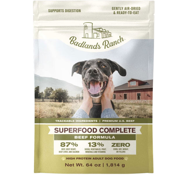 Badlands Ranch Superfood Complete Premium Air Dried Beef Dog Food