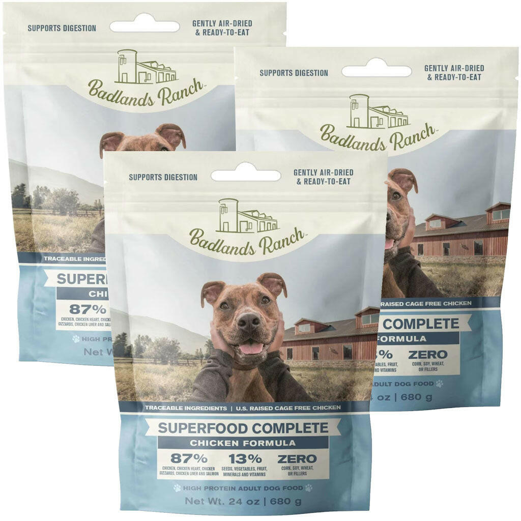 Badlands Ranch Superfood Complete Premium Air Dried Chicken Dog Food