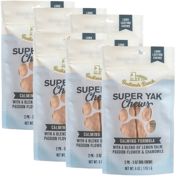Badlands Ranch Superchew Calming Formula Medium Dog Chews - Pack of 6