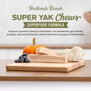 Ingredients of Badlands Ranch Superchew Superfood Formula Dog Chews