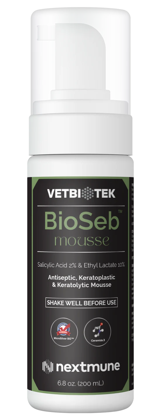 VetBiotek BioSeb Antiseptic Mousse For Dogs & Cats (200 ml)