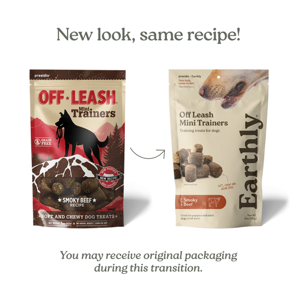 Earthly Off Leash Mini Trainers Tender Duck Recipe Dog Treats (5 oz)