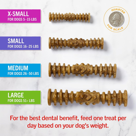Stella & Chewy's Dental Delights 4-in-1 Dental Treats for Dogs