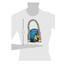 JW Pet Multi-Color Flexible Comfy Rope Bird Cage Perch - Size in from of human