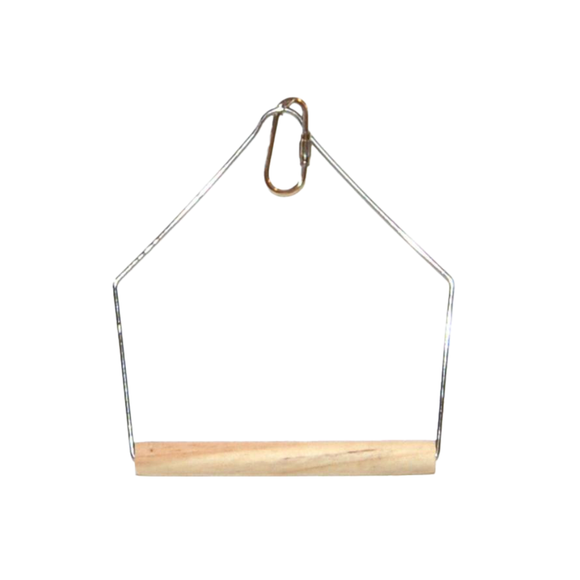 E Cages Economy Wooden Bird Swing Perch - Medium