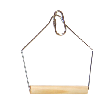 E Cages Economy Wooden Bird Swing Perch - Small