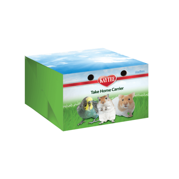 Kaytee Take Home Carrier Disposable Cardboard Pet Carrier - Medium