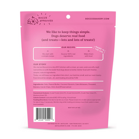 Bocce's Bakery Love Potion No. K-9 with Peanut Butter, Banana, & Carob - Soft & Chewy Dog Treats (6 oz) - 0