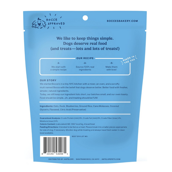 Bocce's Bakery Love Spell Duck & Blueberry Training Bites (6 oz)