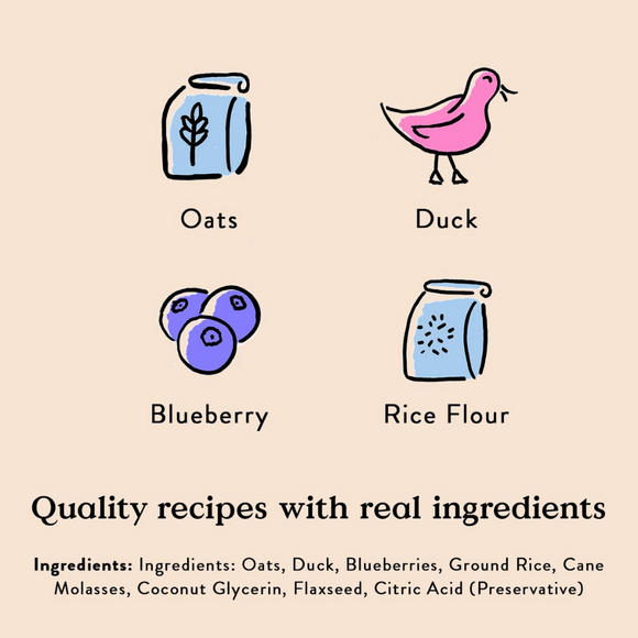 Bocce's Bakery Love Spell Duck & Blueberry Training Bites (6 oz)