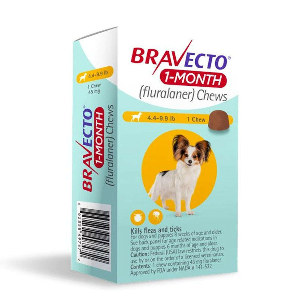 Bravecto 1 month chews, Bravecto for dogs 1 month