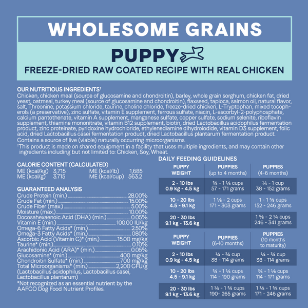 Canidae Pure Petite Premium Recipe Puppy with Chicken and Wholesome Grains Dry Dog Food