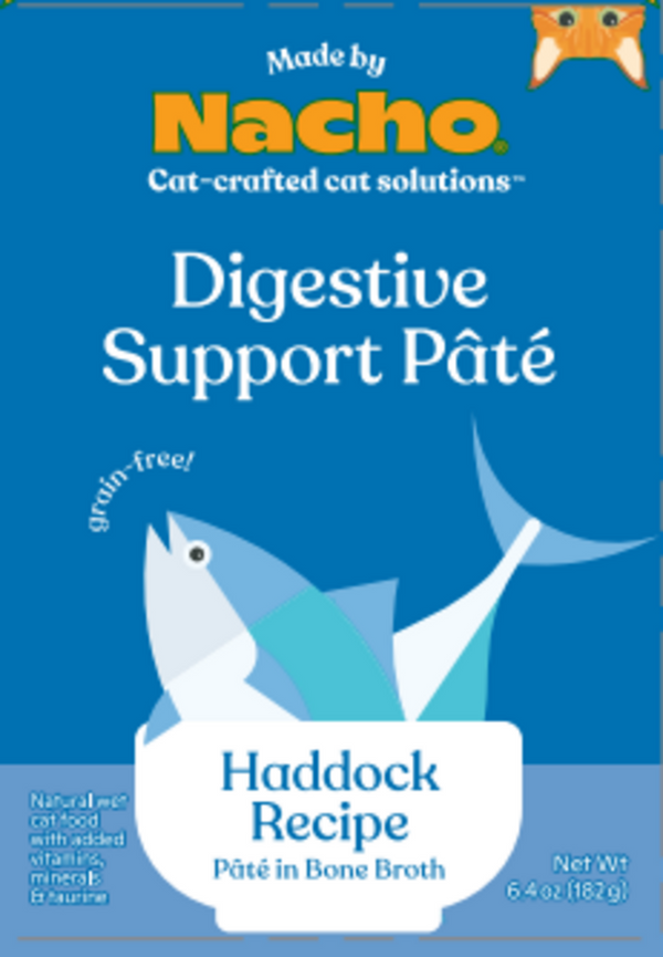 Made By Nacho Digestive Support Pate Haddock Grain Free Recipe In Bone Broth Tetra