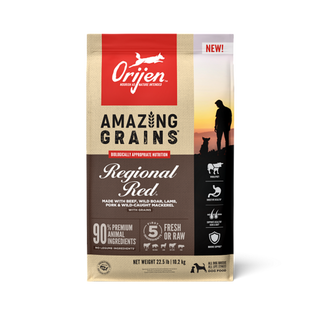 ORIJEN High Protein Amazing Grains Regional Red Dry Dog Food