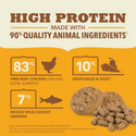 ACANA Freeze Dried Dog Food and Topper Grain Free High Protein Fresh and Raw Animal Ingredients FreeRun Chicken Recipe Patties