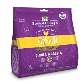 Stella & Chewy's Grain Free Chick Chick Chicken Dinner Morsels Freeze Dried Raw Cat Food