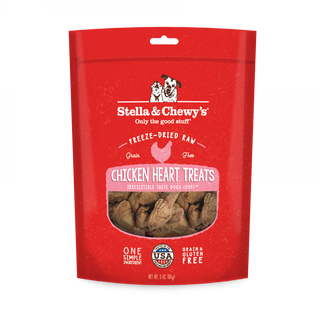 Stella & Chewy's Freeze Dried Raw Chicken Hearts Dog Treats