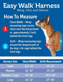 PetSafe Easy Walk Blue Bling Dog Harness