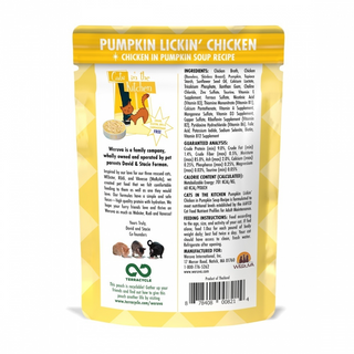 Weruva Cats In the Kitchen Pumpkin Lickin Chicken Pouches Wet Cat Food