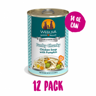 Weruva Funky Chunky Chicken Soup with Pumpkin Canned Dog Food