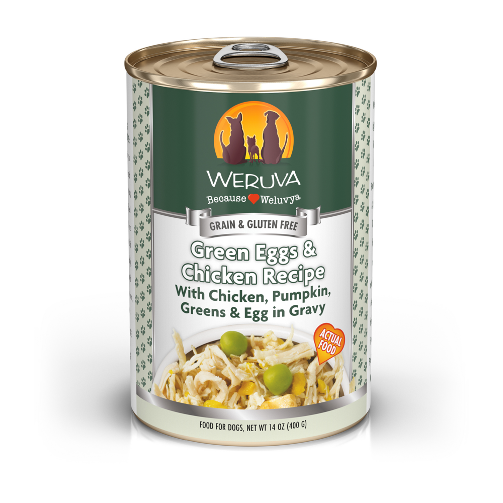 Weruva Green Eggs & Chicken with Chicken, Pumpkin, Greens & Eggs Canned Dog Food