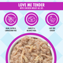 Weruva Dogs in the Kitchen Love Me Tender Grain Free Chicken Dog Food Pouch