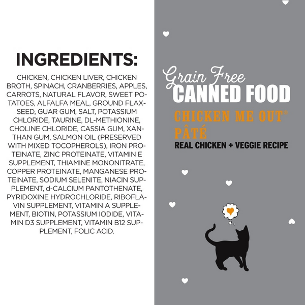 I and Love and You Grain Free Chicken Me Out Pate Recipe Canned Cat Food