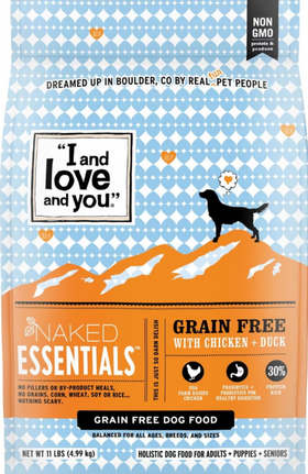 I and Love and You Grain Free Naked Essentials Chicken & Duck Dry Dog Food
