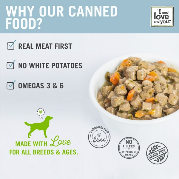 I And Love And You Grain Free Lambarama Stew Canned Dog Food