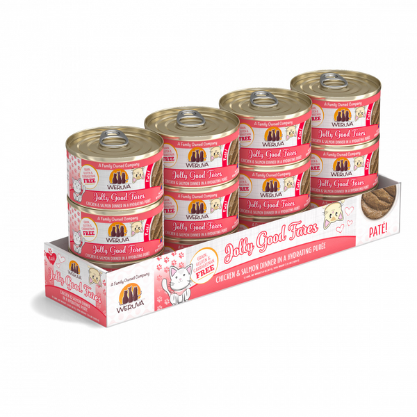 Weruva Classic Cat Pate Jolly Good Fares with Chicken & Salmon Canned Cat Food