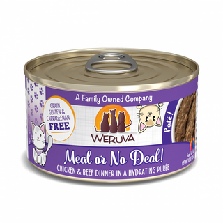 Weruva Classic Cat Pate Meal or No Deal! with Chicken & Beef Canned Cat Food