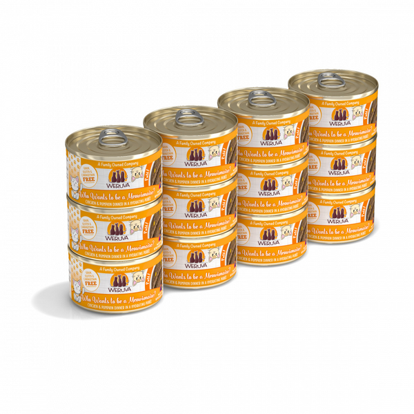 Weruva Classic Cat Pate Who wants to be a Meowionaire with Chicken & Pumpkin Canned Cat Food